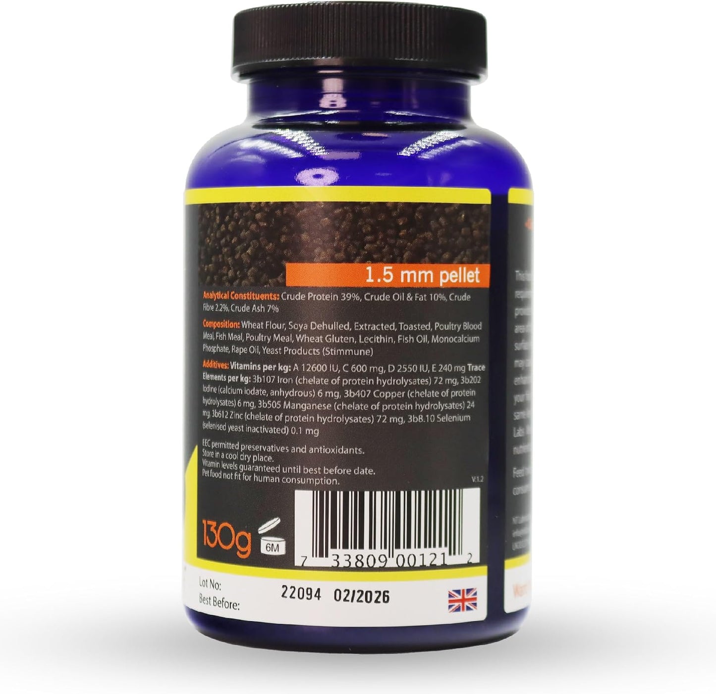 NT Labs Pro F Fancy Goldfish Pellets 130g