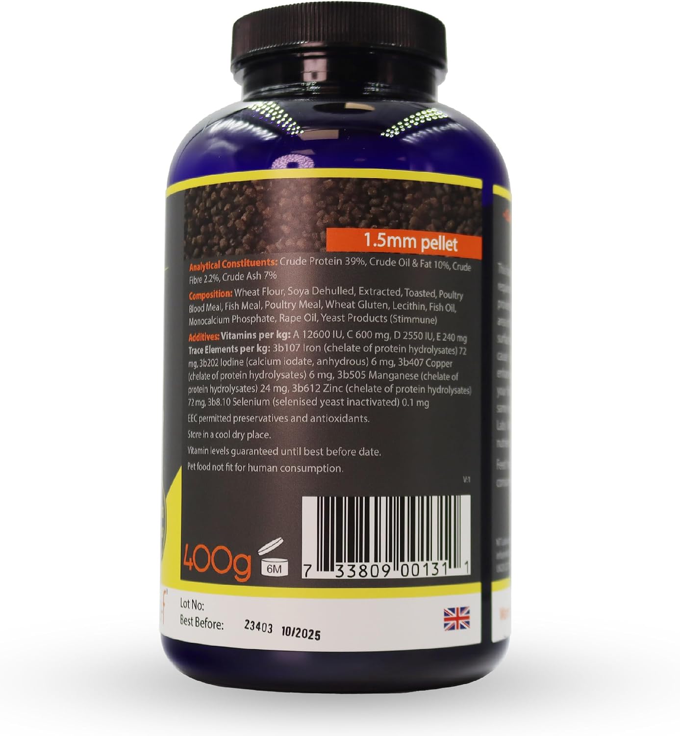 NT Labs Pro F Fancy Goldfish Pellets 400g