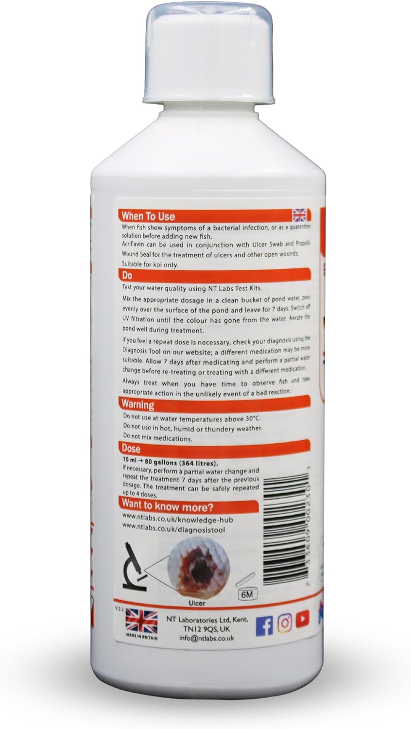 NT Labs Koi Care Acriflavin 500ml