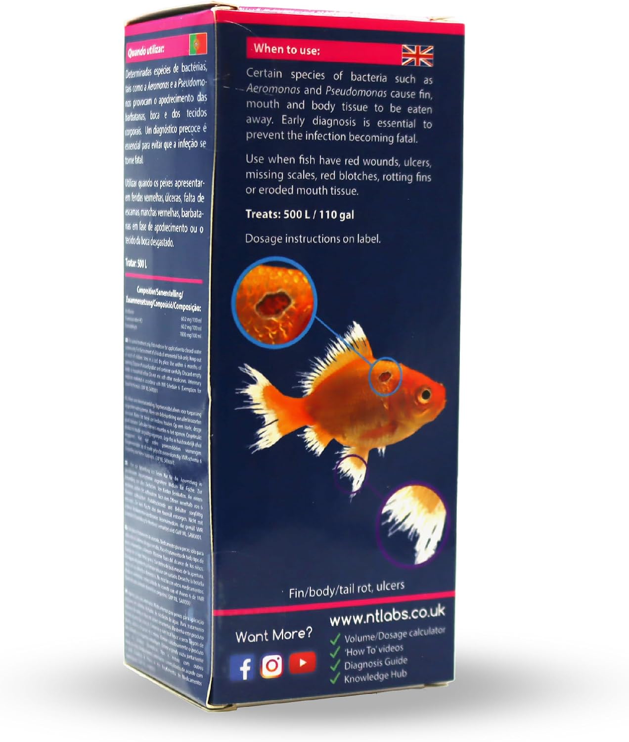 NT Labs Aquarium Anti Ulcer & Fin Rot 100ml