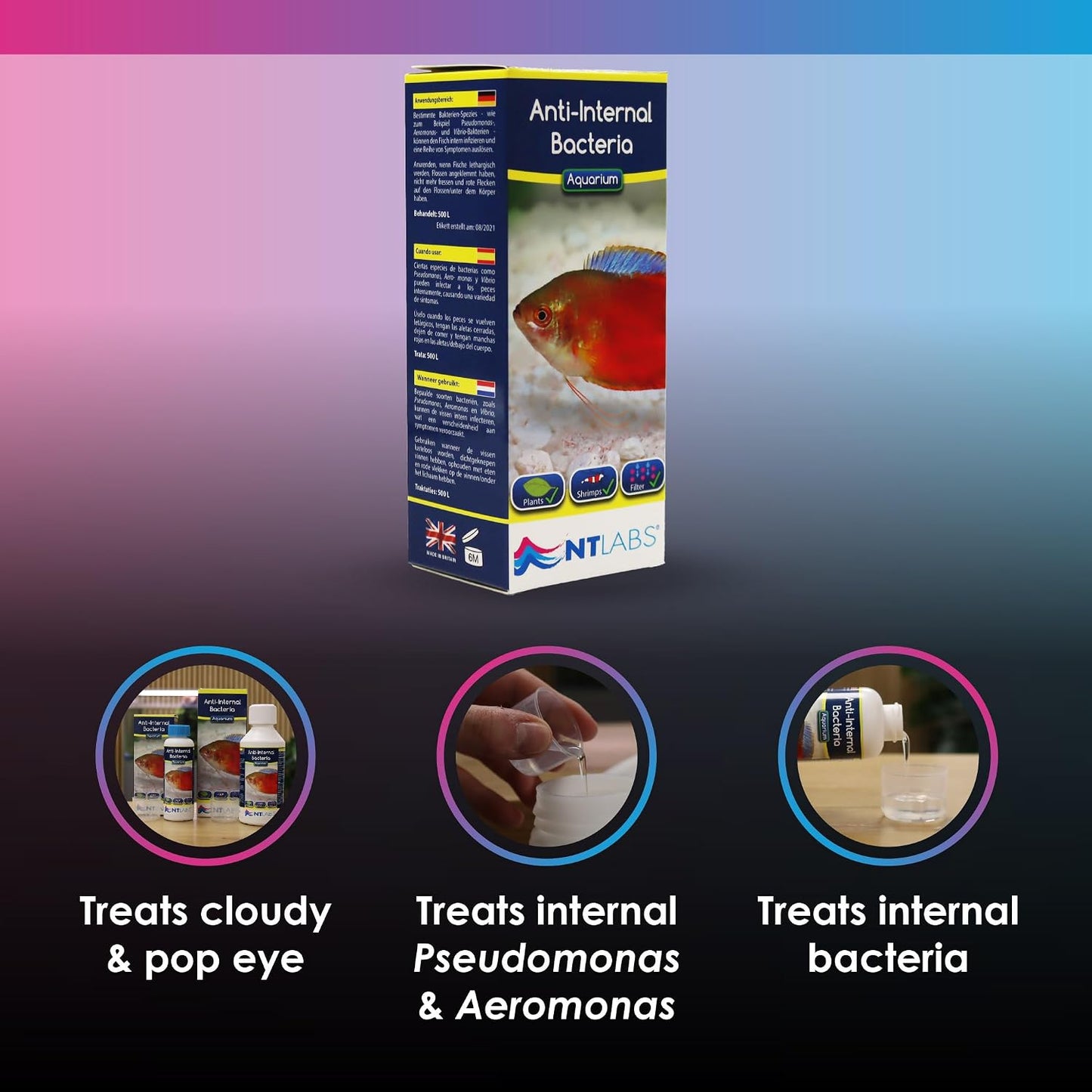 NT Labs Aquarium Anti Internal Bacteria 100ml