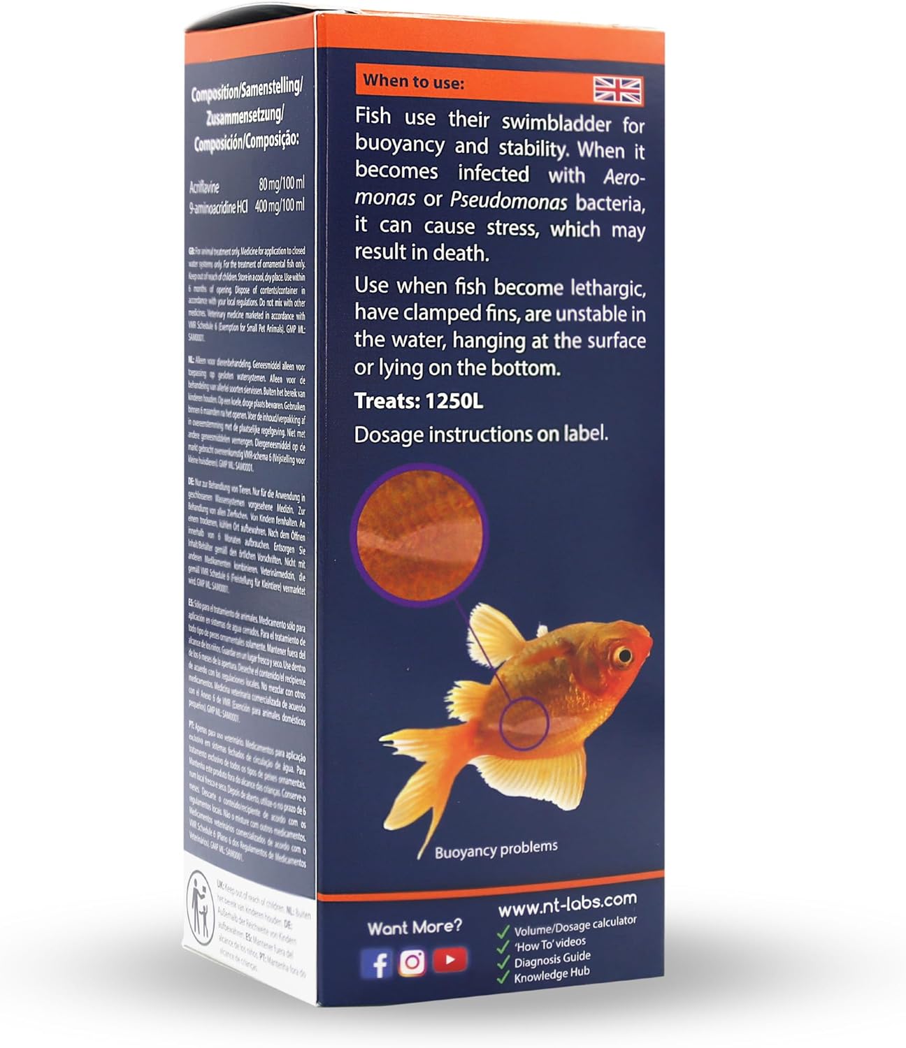 NT Labs Aquarium Swimbladder Treatment 100ml