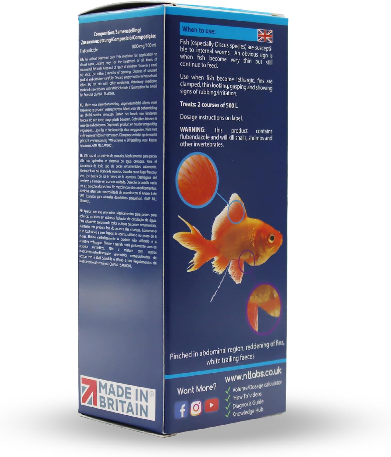 NT Labs Aquarium Anti Fluke & Wormer 200ml