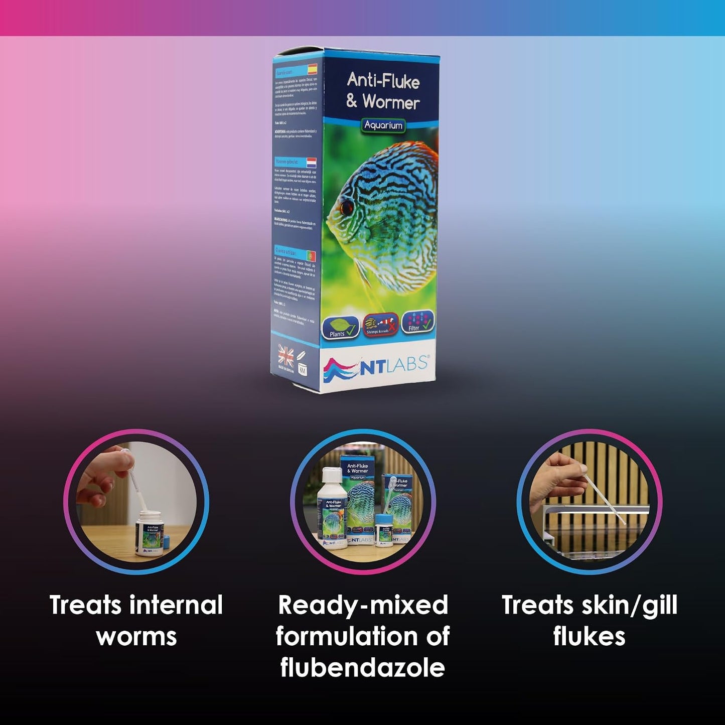NT Labs Aquarium Anti Fluke & Wormer 200ml