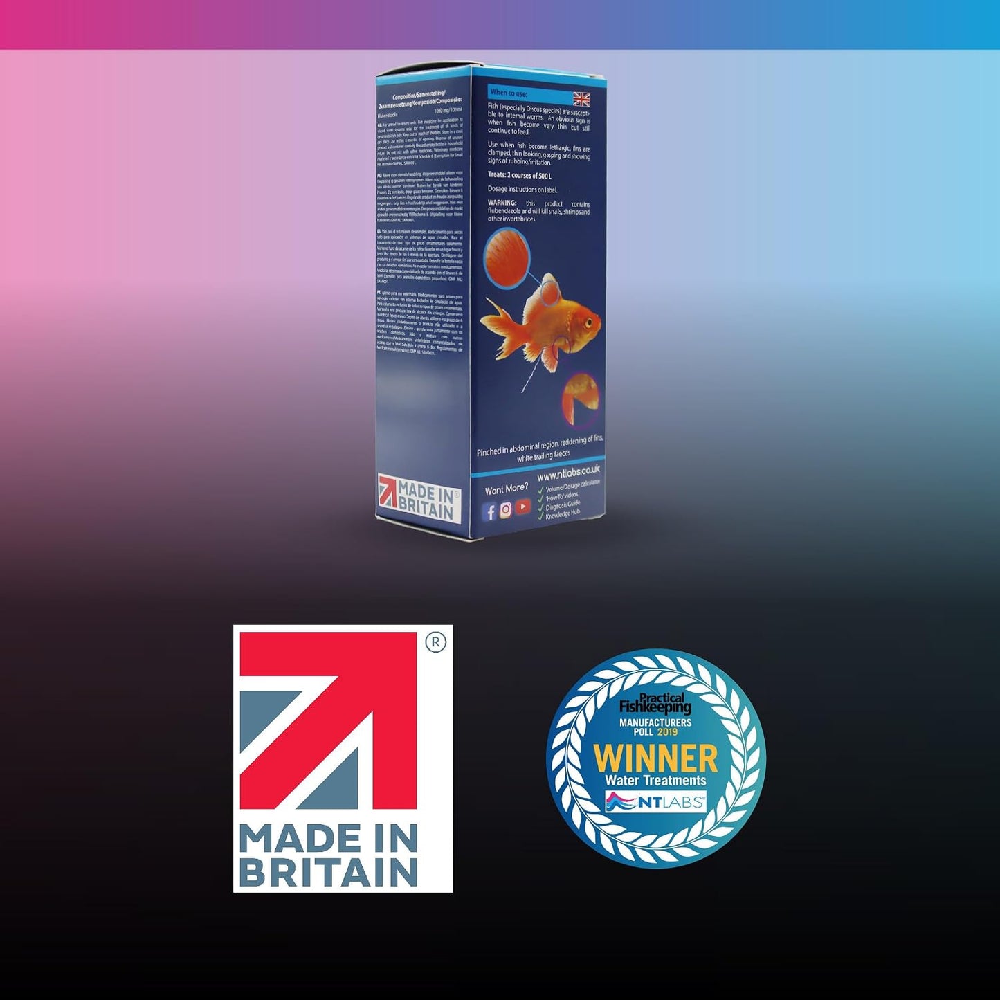 NT Labs Aquarium Anti Fluke & Wormer 200ml