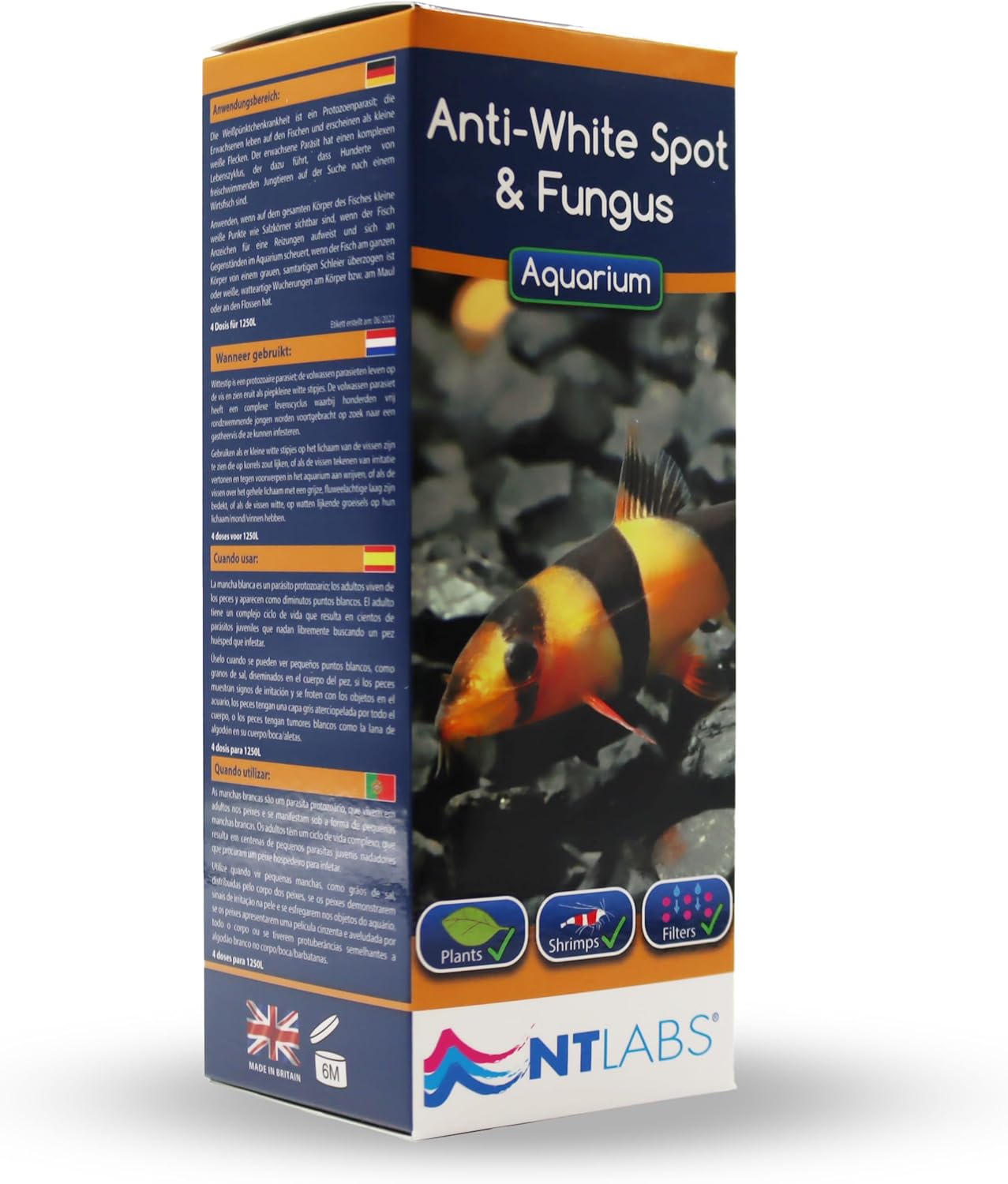 NT Labs Aquarium Anti White Spot & Fungus 250ml