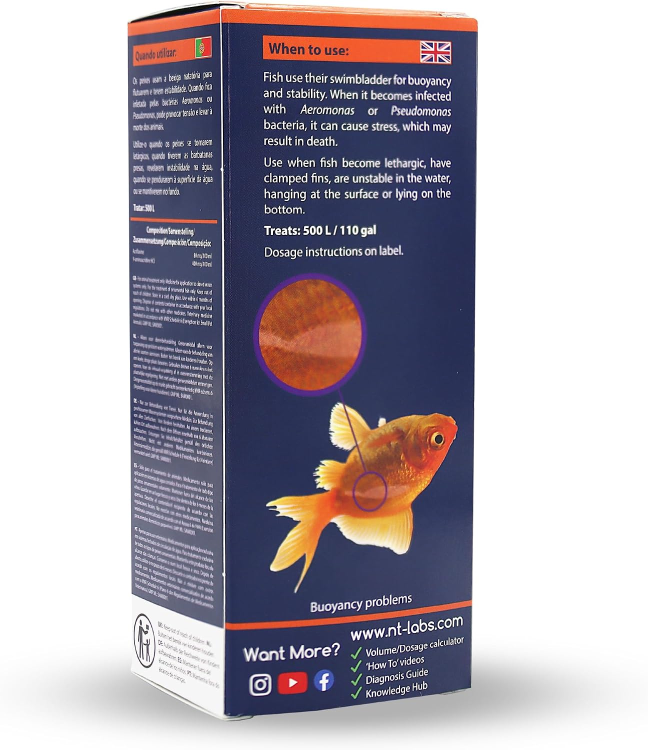 NT Labs Aquarium Swimbladder Treatment 250ml