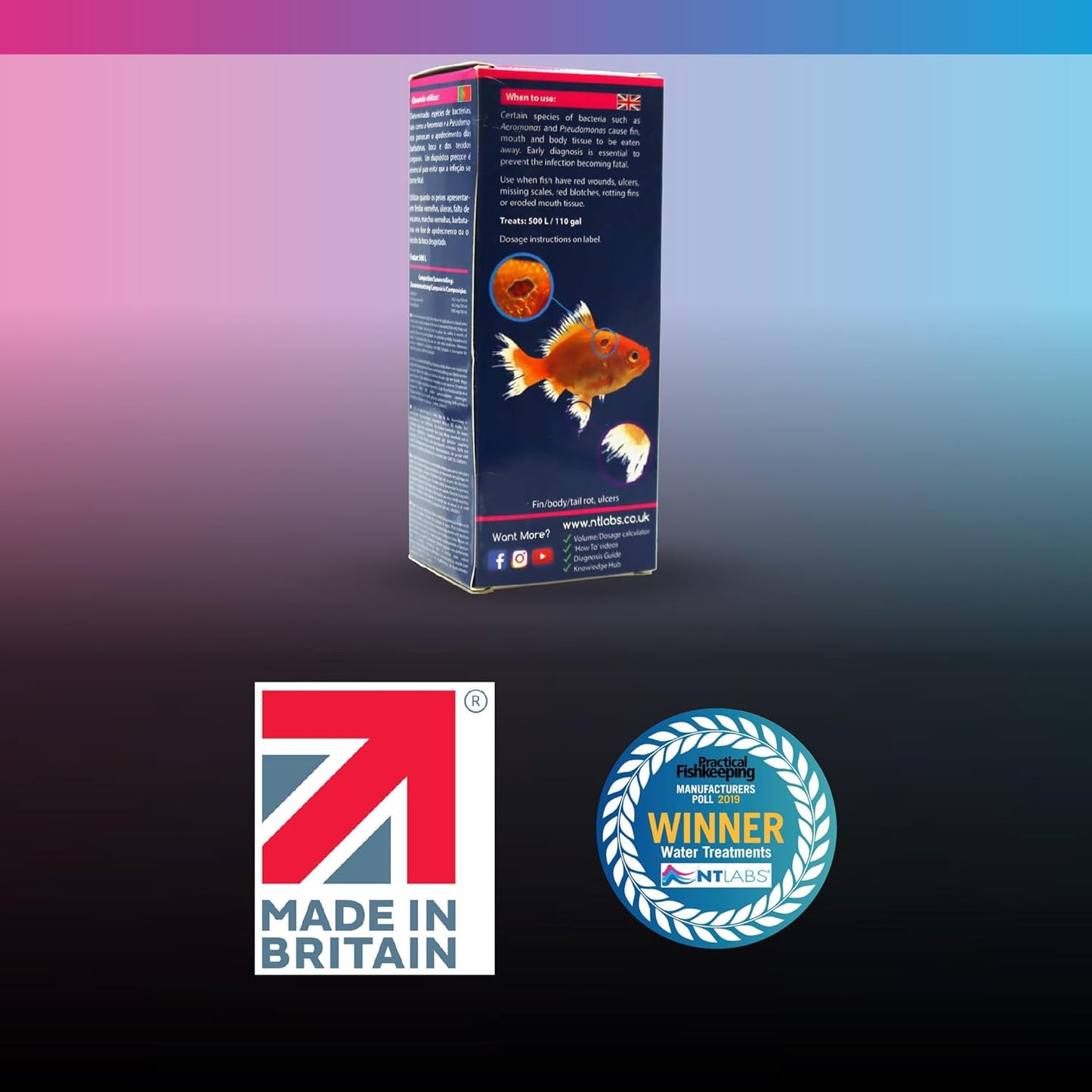 NT Labs Aquarium Anti Ulcer & Fin Rot 250ml