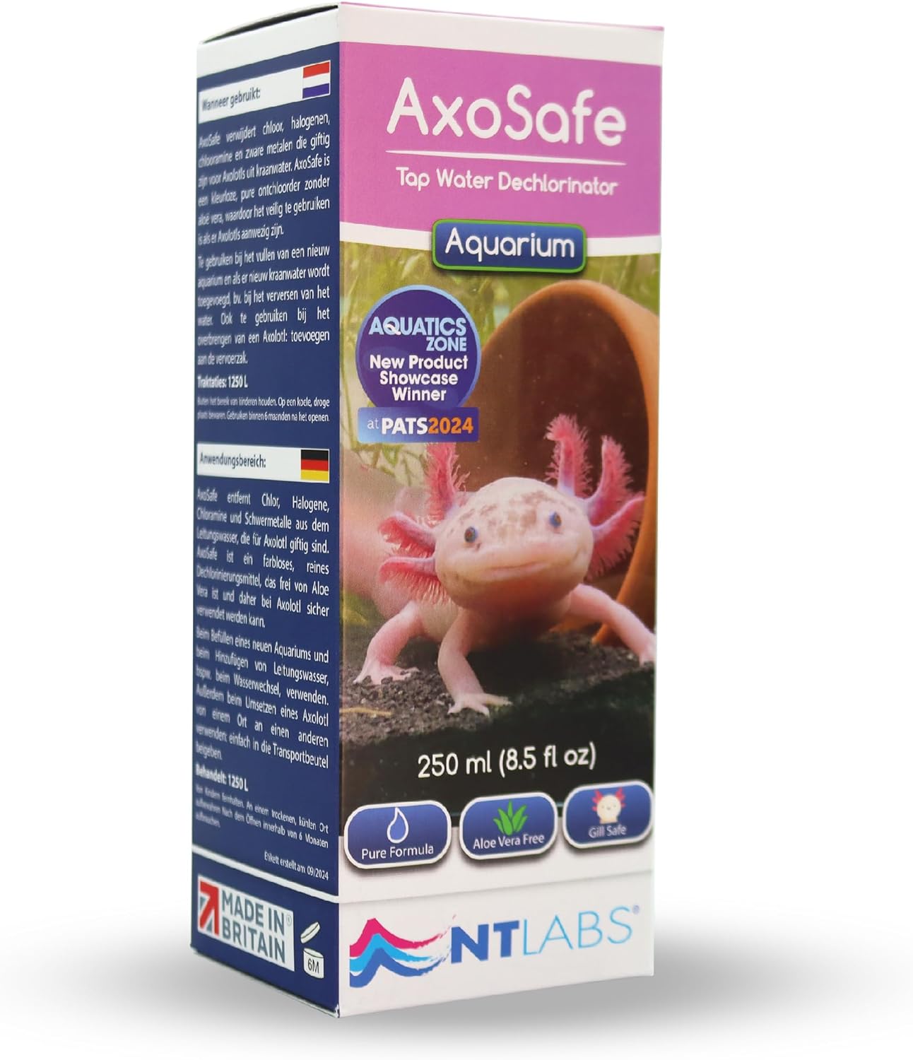 NT Labs Axosafe Tap Water Dechlorinator 250ml