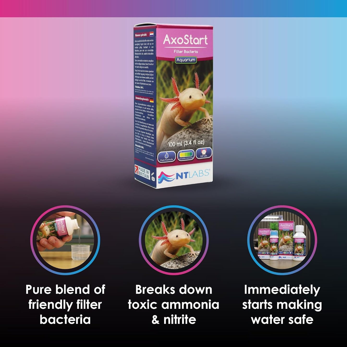 NT Labs Axostart Filter Bacteria 250ml