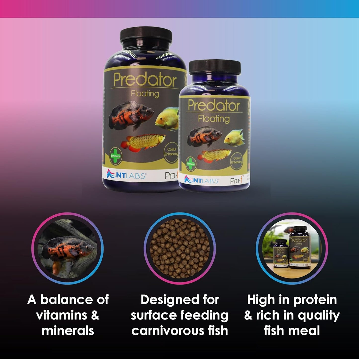 NT Labs Pro F Predator Floating Pellets 360g