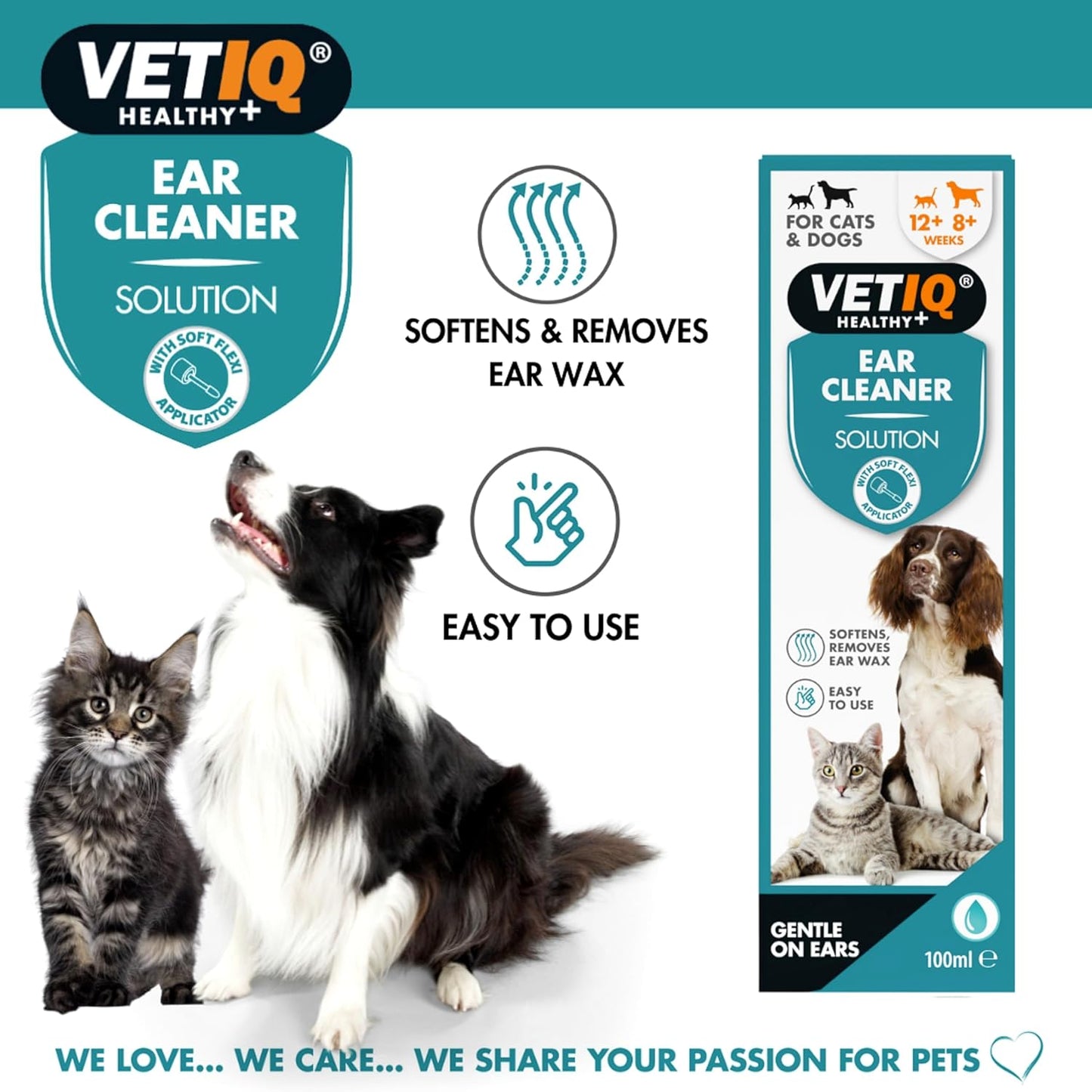 VetIQ Ear Cleaner 100ml