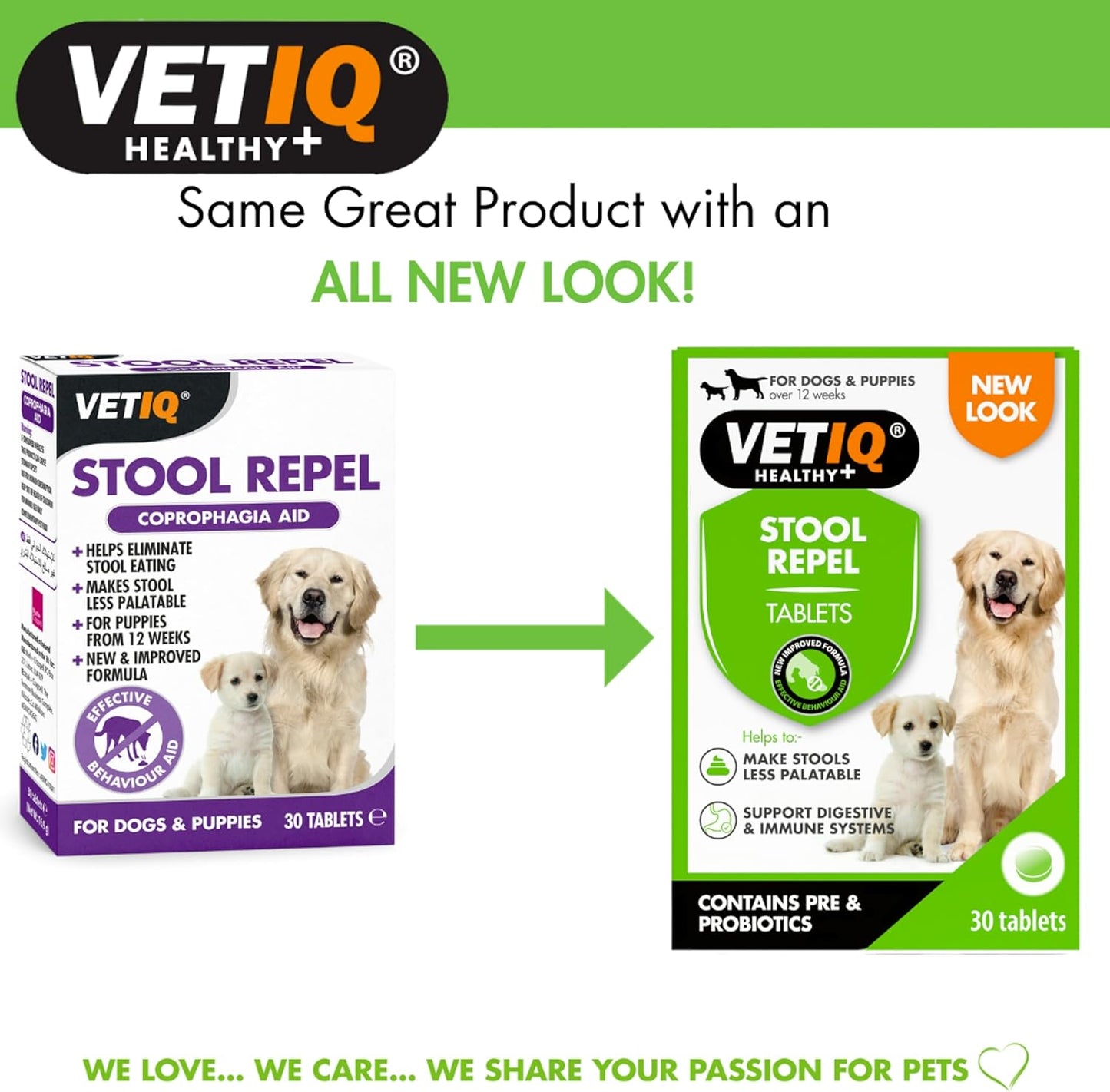 VetIQ Stool Repel 30 Tablets