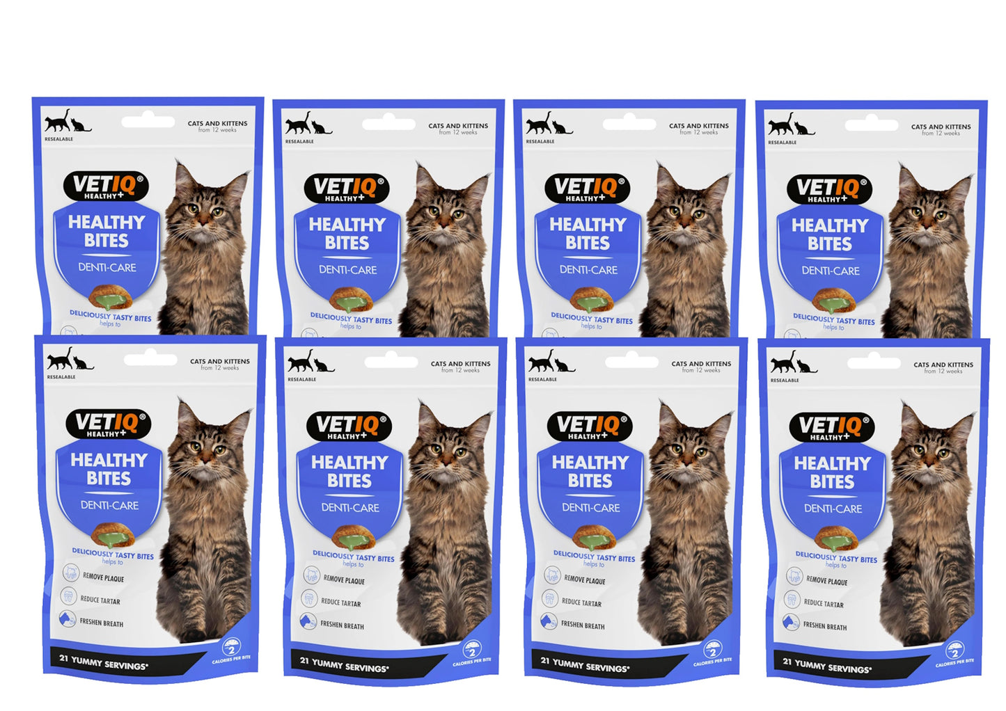 VetIQ Healthy Bites Breath & Dental For Cats & Kittens 65g