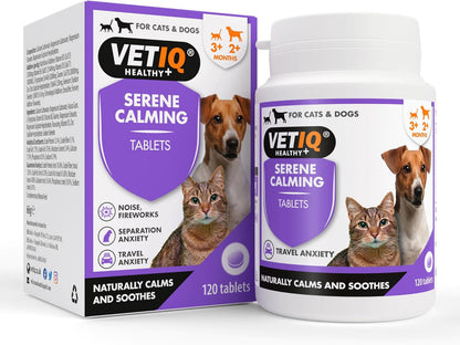 VetIQ Serene-um Calming Tablets 120 Tablets 1-20kg