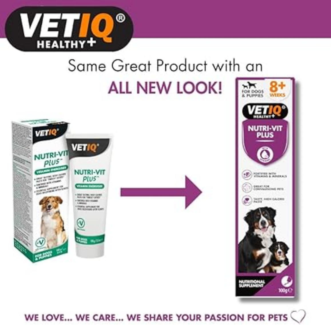 Vetiq Nutri-Vit Plus For Dogs & Puppies 100g
