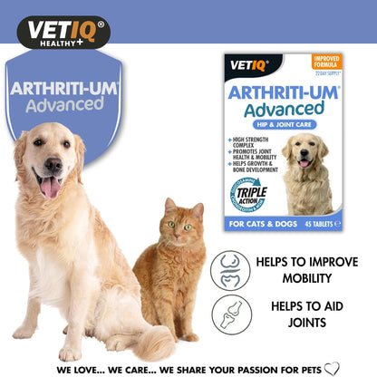 VetIQ Arthriti-UM Advanced Hip & Joint Care 45 Tablets