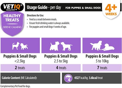 VetIQ Healthy Calming Treats For Dogs & Puppies 50g