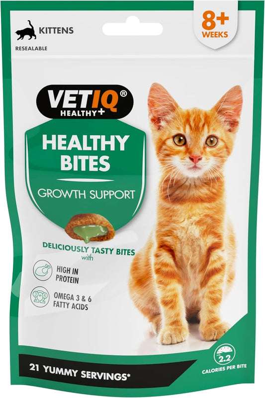 VetIQ Healthy Bites Growth Support Kitten Treats 65g