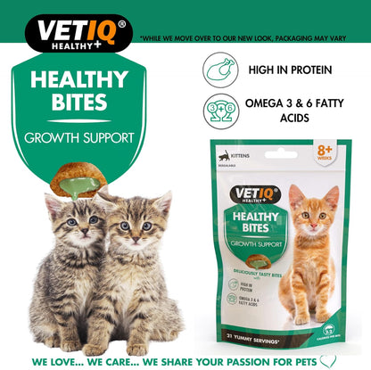 VetIQ Healthy Bites Growth Support Kitten Treats 65g