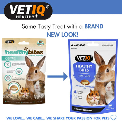 VetIQ Healthy Bites Small Animal Dental Treats 30g