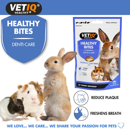 VetIQ Healthy Bites Small Animal Dental Treats 30g