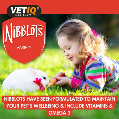 Vetiq Nibblots Small Animal Variety Pack, 4 x 30g Display Box
