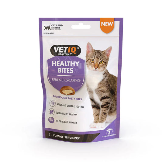 Vetiq Healthy Bites Serene Calming Cat Treats 65g