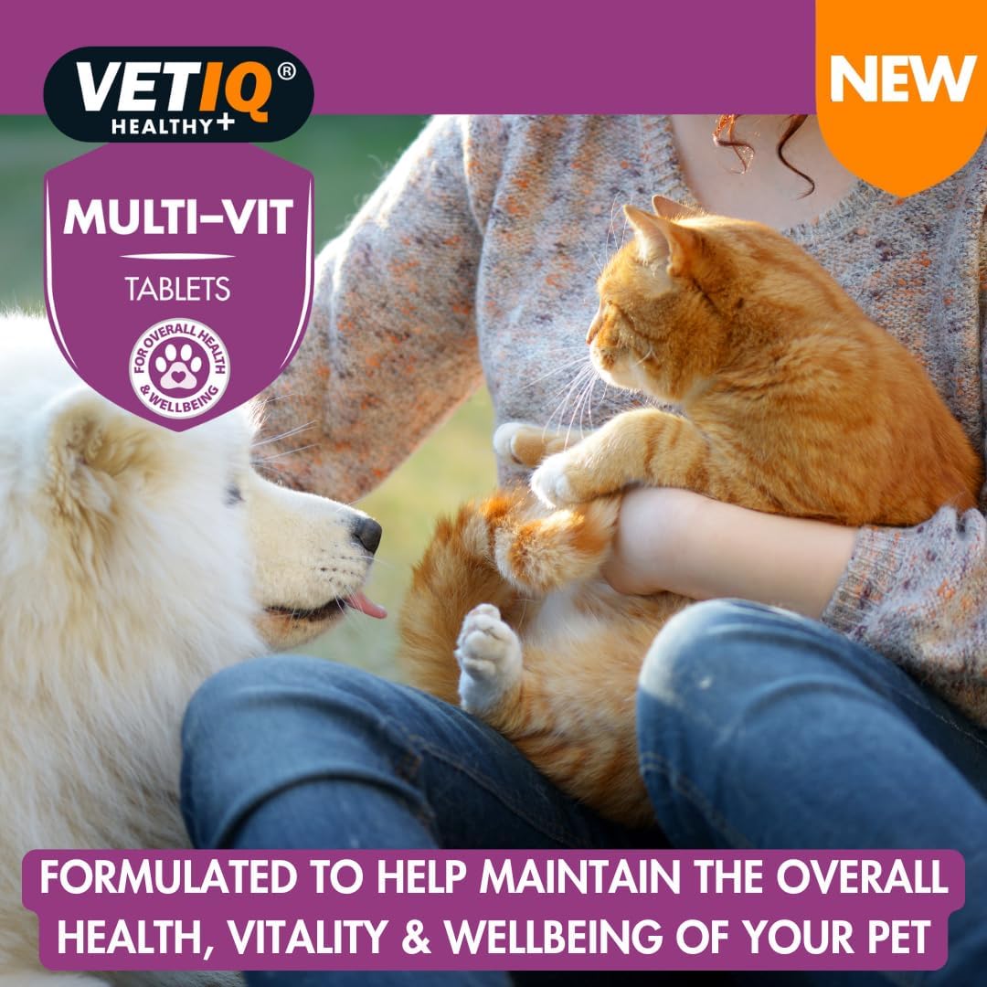 Vetiq Multi-Vit Tablets For Cats & Dogs 45 Tablets