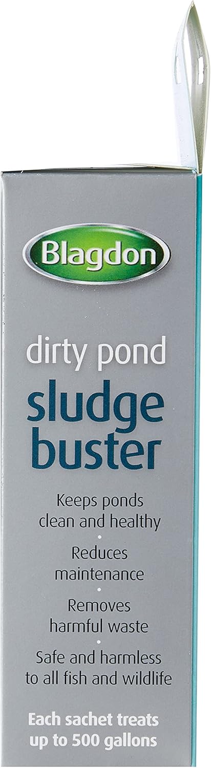 Blagdon Dirty Pond Sludge Buster Box Of 4 Sachets Treats 2000 Gallons