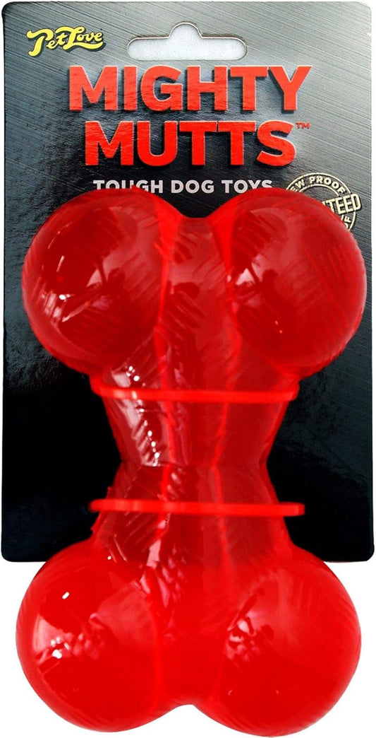 Pet Love Mighty Mutts Rubber Bone Medium