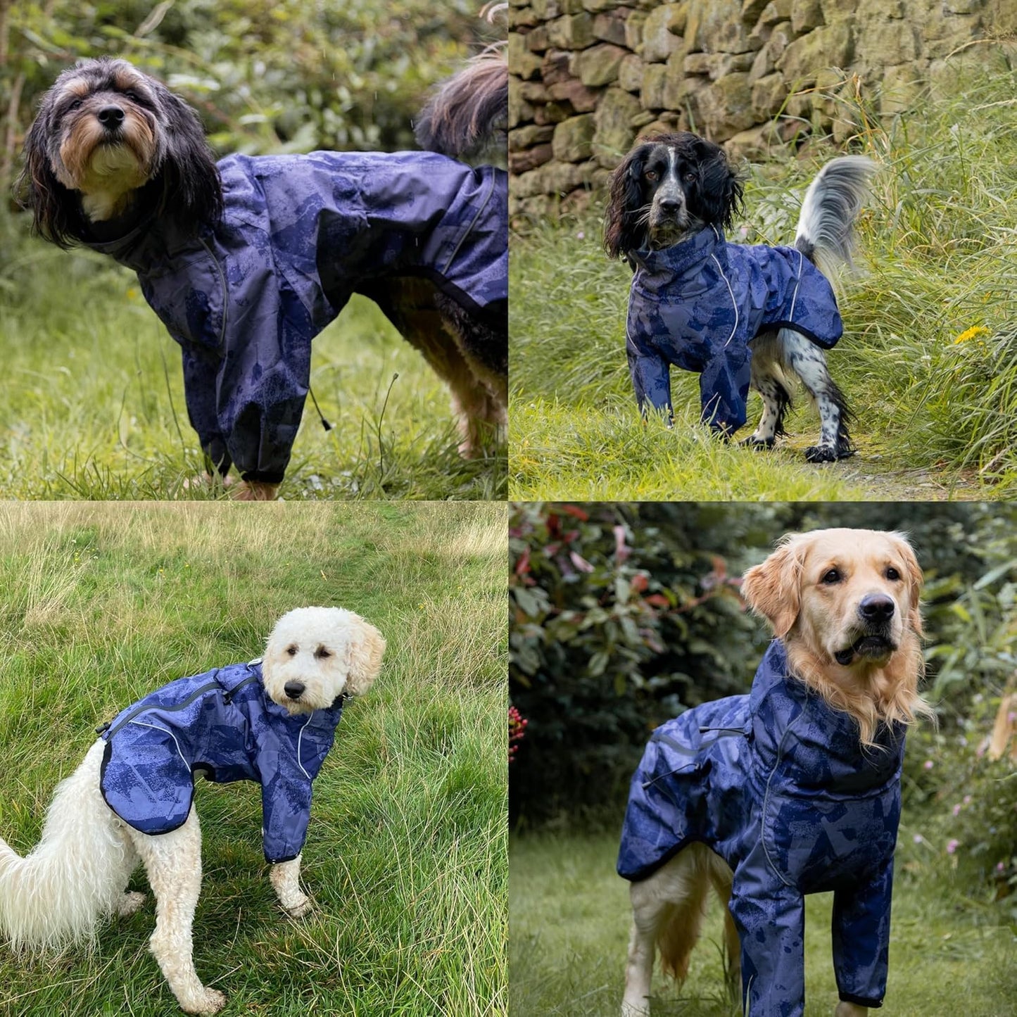 Mikki All Weather Coat Large 20" Blue
