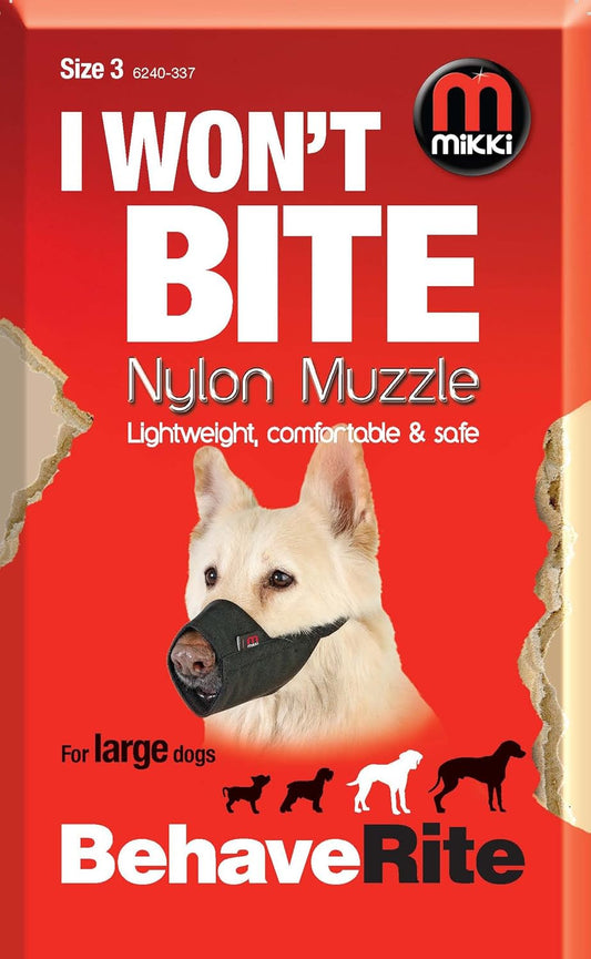 Mikki Nylon Muzzle Size 3