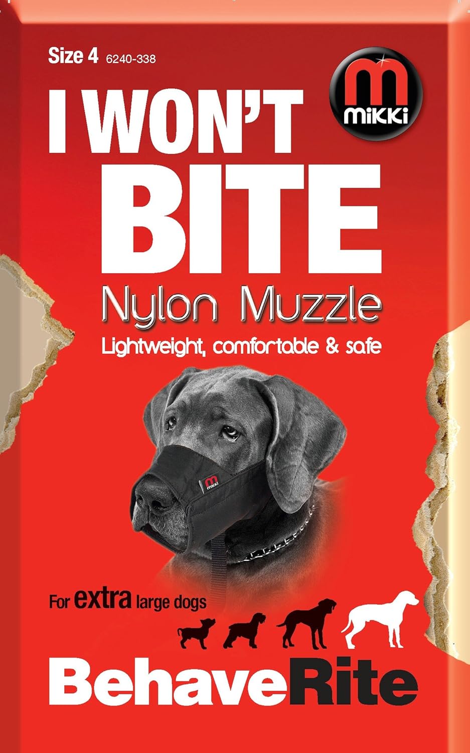 Mikki Nylon Muzzle Size 4