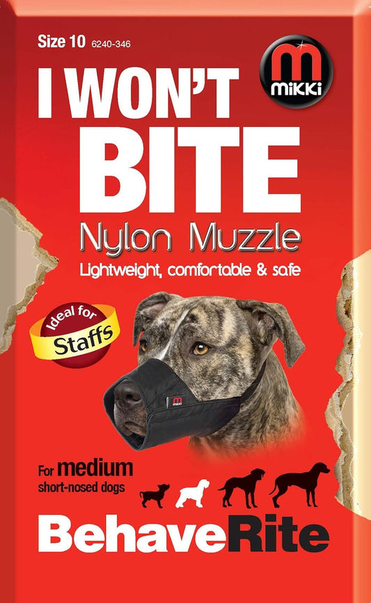 Mikki Nylon Muzzle Size 10 Staff