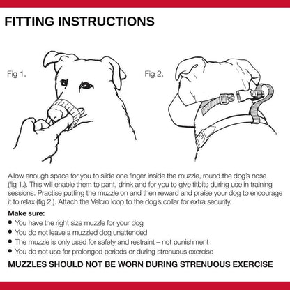 Mikki Nylon Muzzle Size 5XL