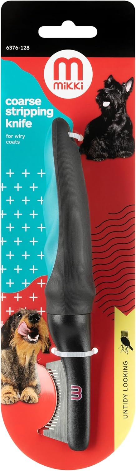 Mikki Neat Chunky Handle N Tidy Stripping Knife Coarse