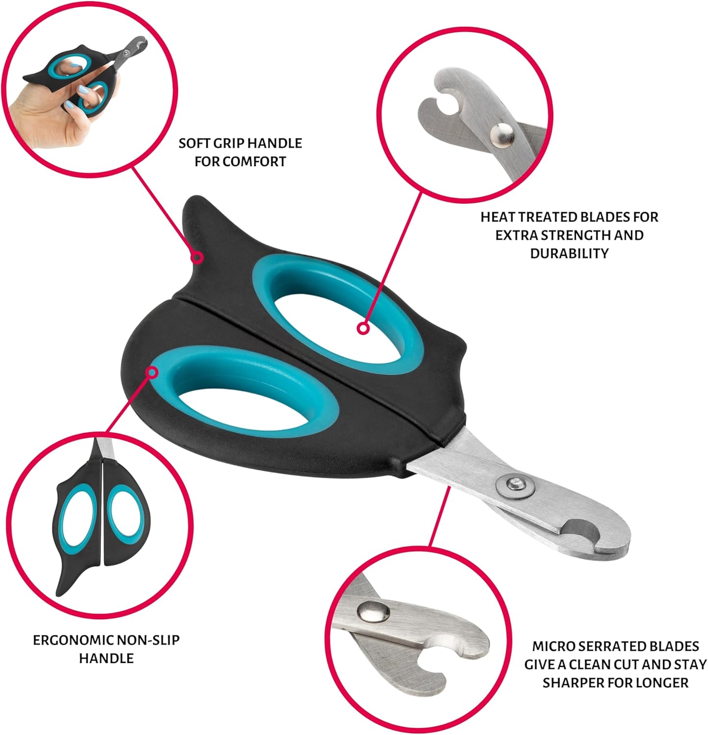 Mikki Small Pet Scissor Claw Clipper