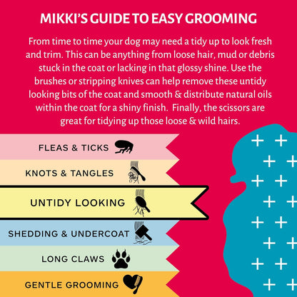 Mikki Ball Pin Brush Large Sensitive Skin Medium Coats