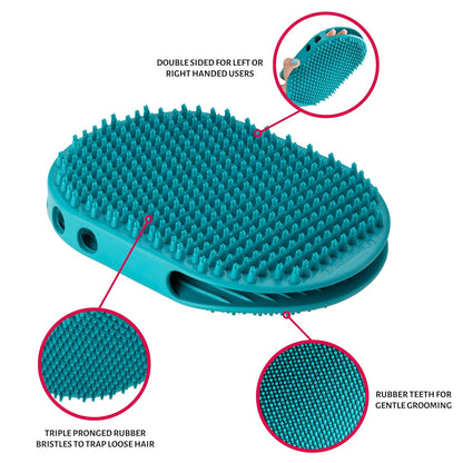 Mikki Rubber Grooming Glove Short & Medium Coats