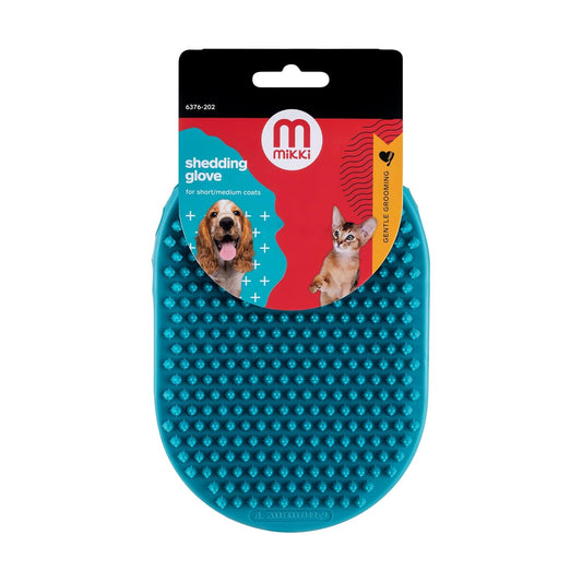 Mikki Rubber Grooming Glove Short & Medium Coats