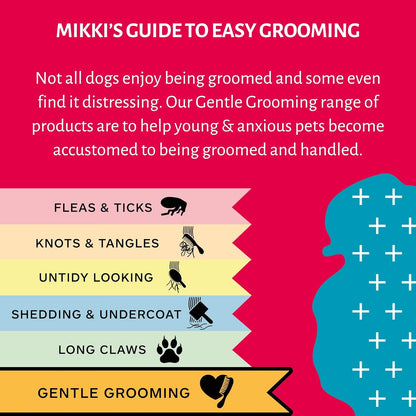 Mikki Rubber Grooming Glove Short & Medium Coats