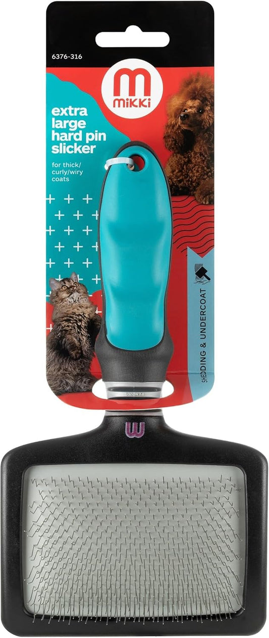 Mikki Hard Pin Slicker Thick Dense Hair X Large