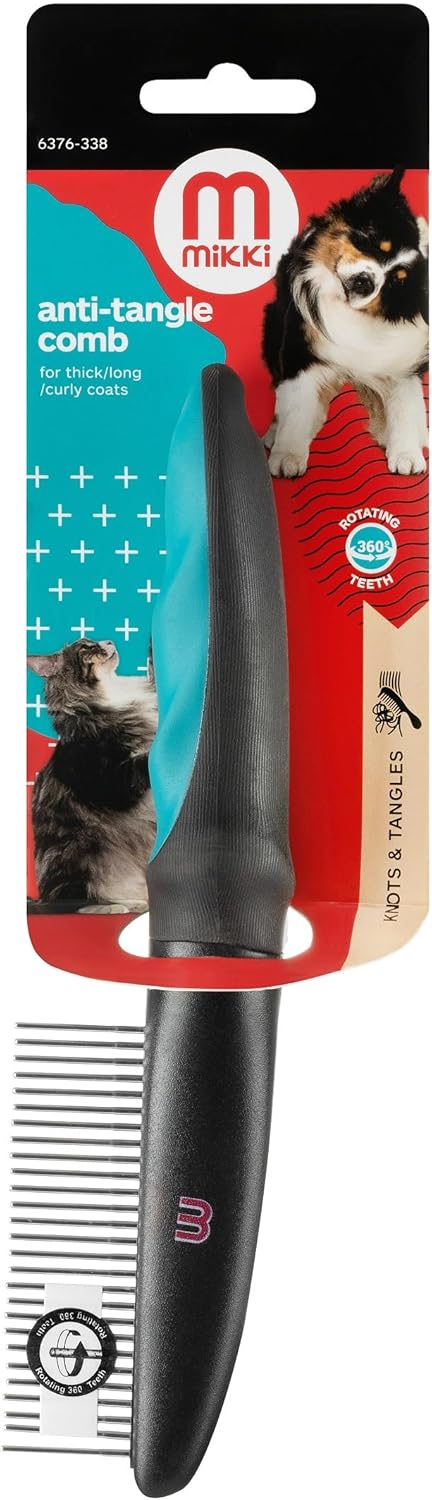 Mikki Anti Tangle Comb Long & Thick Coats