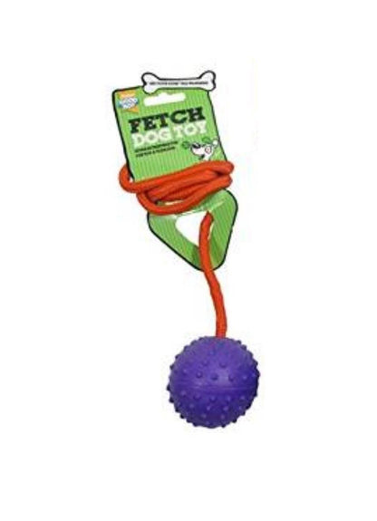 Good Boy Ball On A Rope Assorted Colour