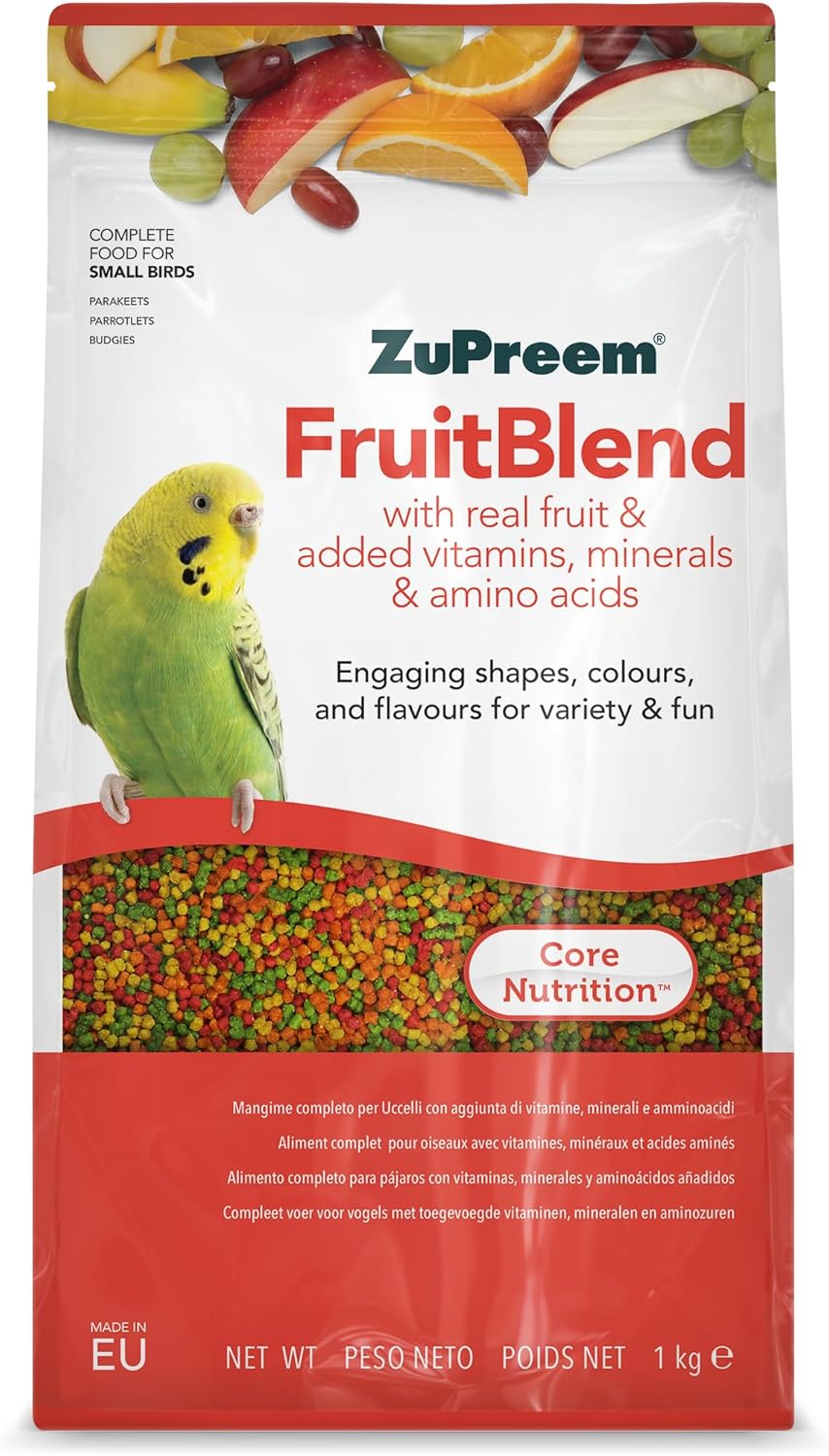 Zupreem FruitBlend Complete Budgie Food 1kg