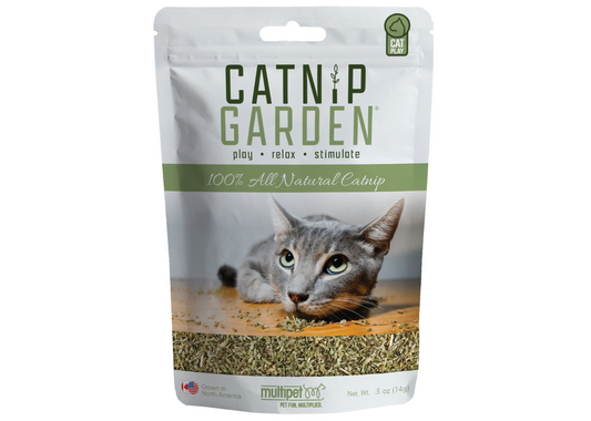 Multipet Catnip Garden Leaves 14g / 1/2 oz Bag