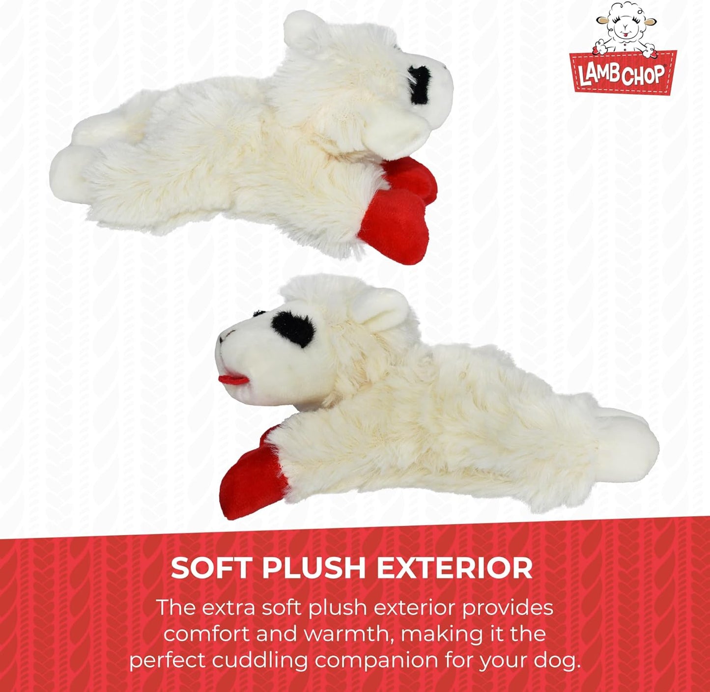 Happypet Lamb Chop Soft Dog Toy Small