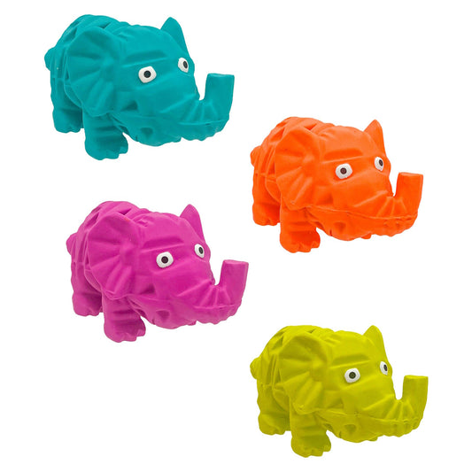 1x Happypet Origami Latex Elephant Large Assorted Colours