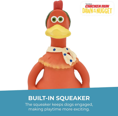 Chicken Run Latex Squeaky Chicken 10" Dog Toy